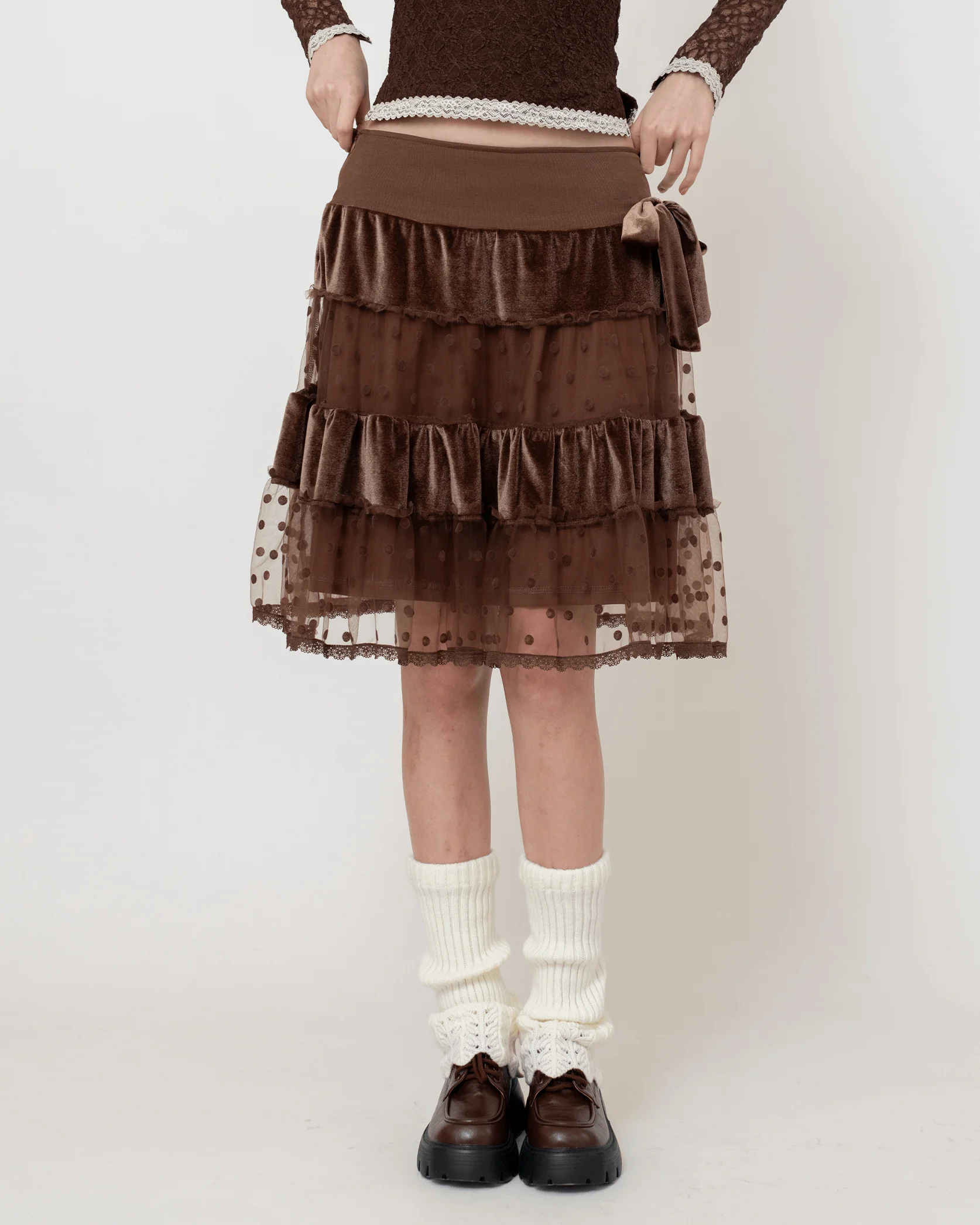 Mocha Midi Skirt - Image 3