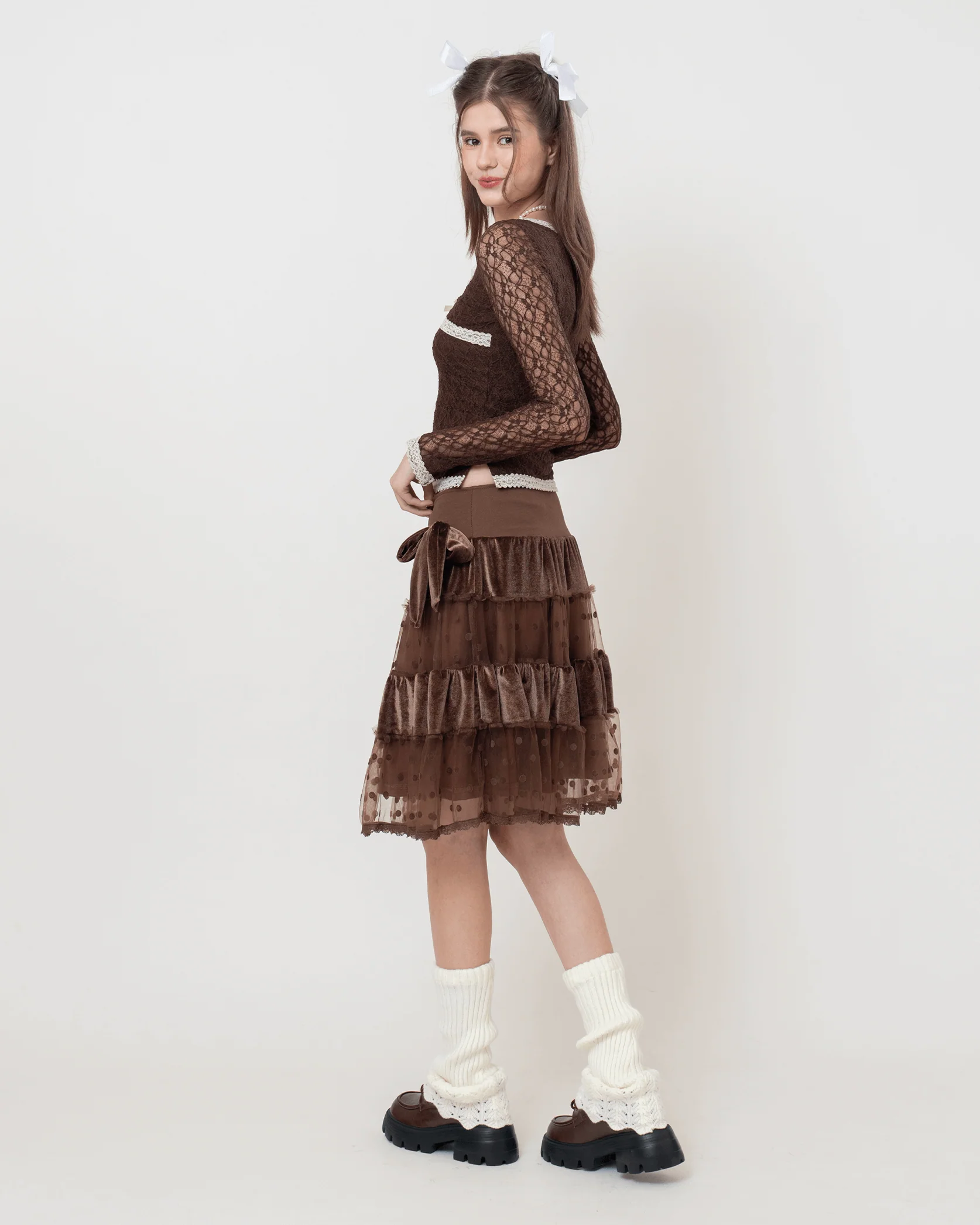Mocha Midi Skirt - Image 5