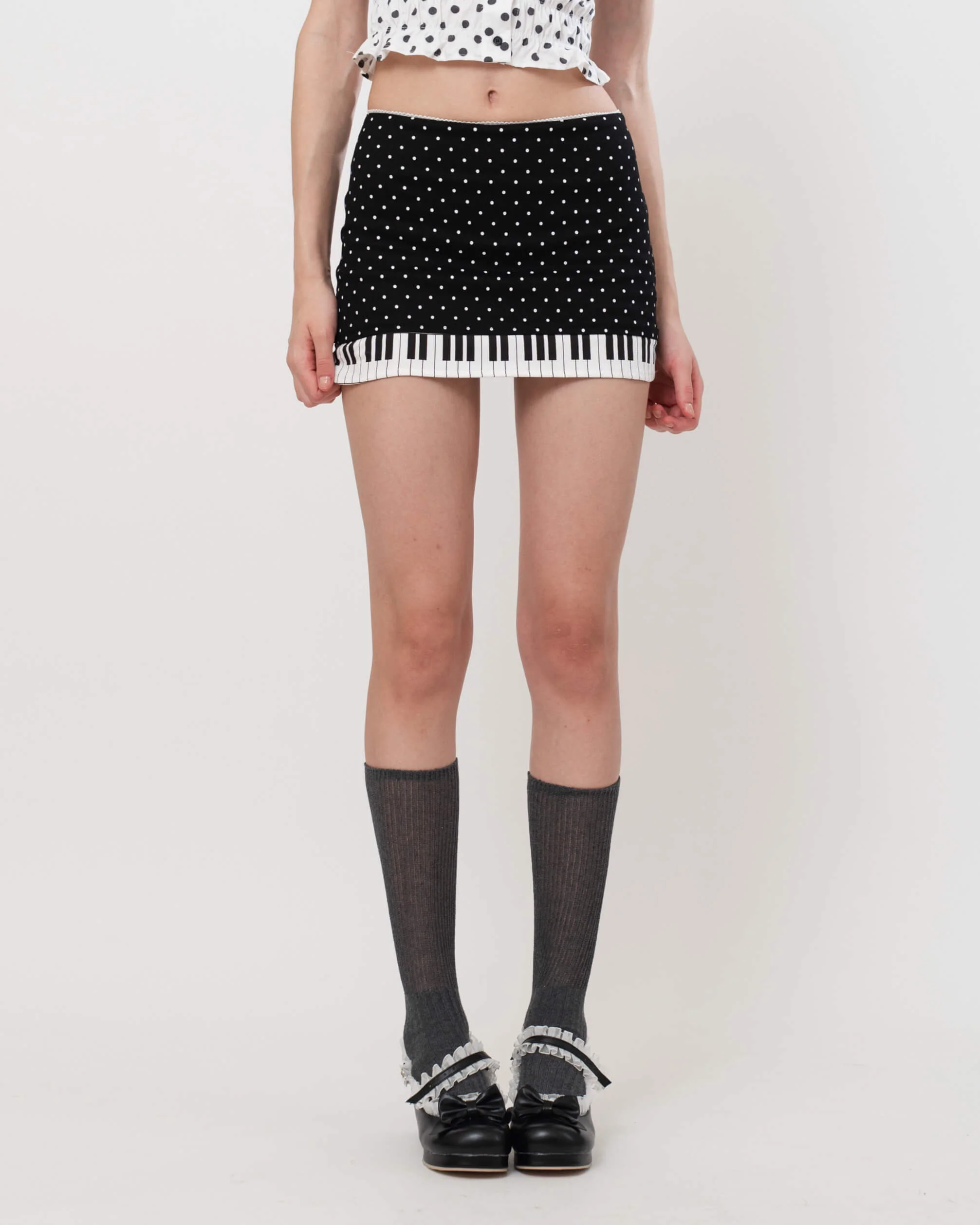 Piano Built-In Shorts Skirt - Image 3