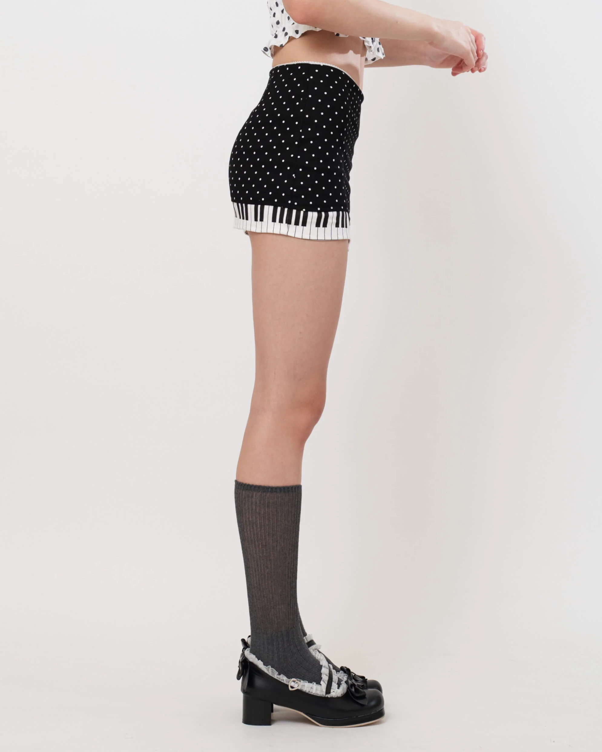 Piano Built-In Shorts Skirt - Image 4