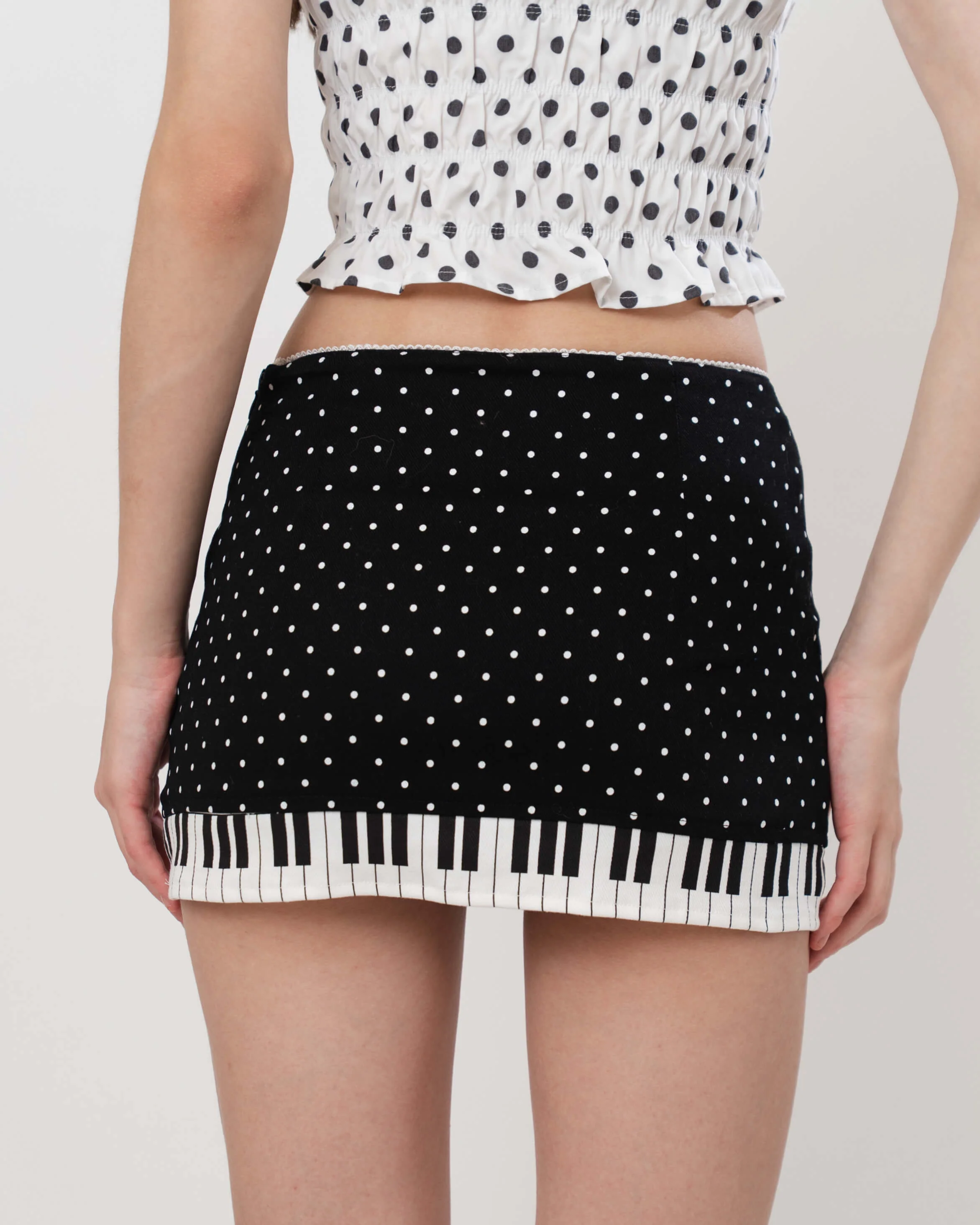 Piano Built-In Shorts Skirt - Image 8