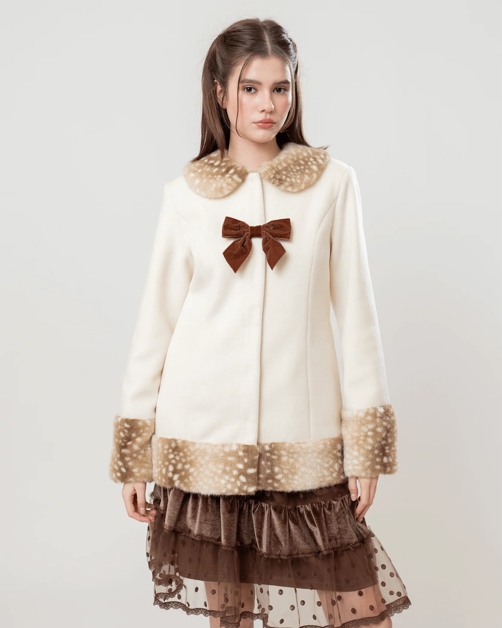 Vanilla Bow Coat - Image 5