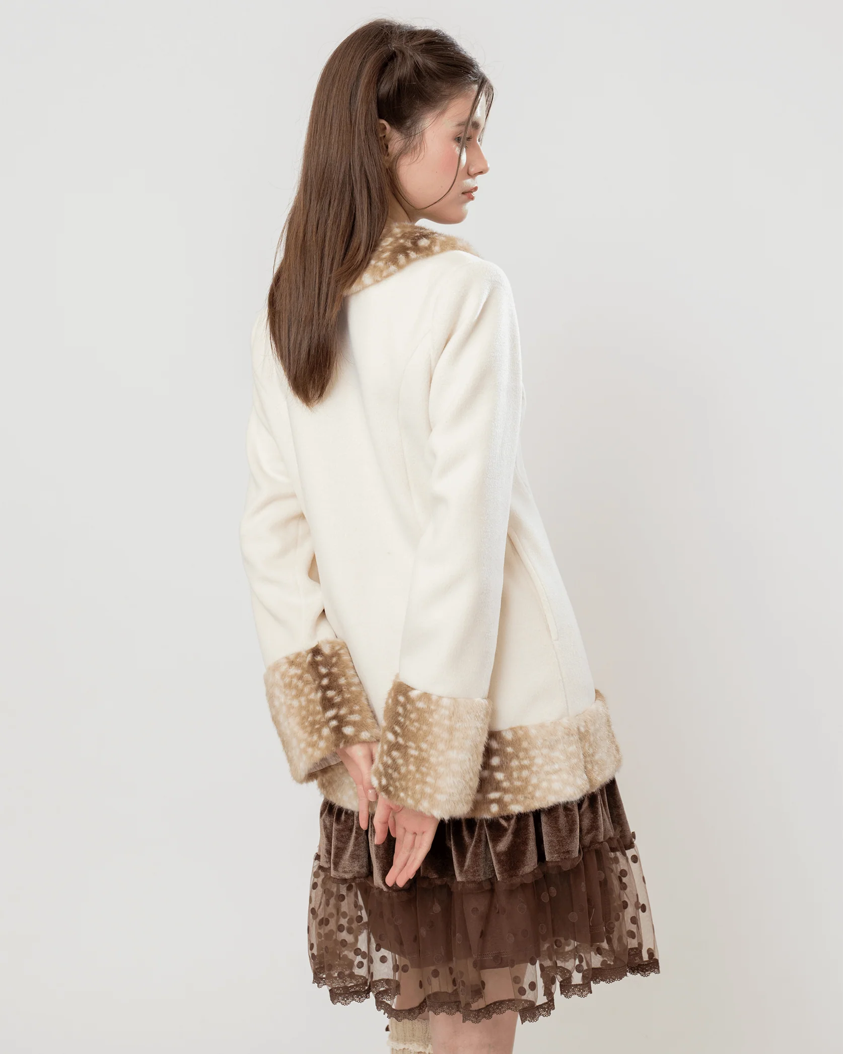 Vanilla Bow Coat - Image 7